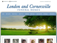 Tablet Screenshot of londonfuneralhomes.com